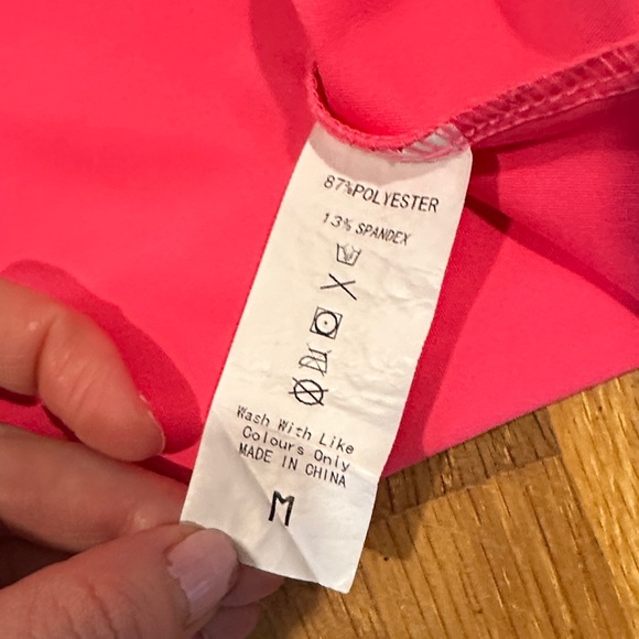 Amazon | Pink Sleeveless golf/tennis Dress and Shorts Set - Picture 12 of 12